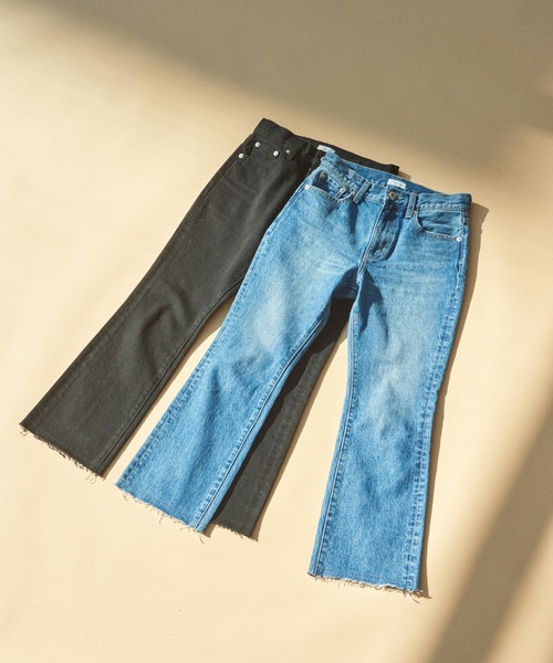 [A part by] обработка Denim брюки MEDIUM голубой женский 