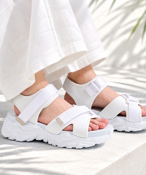厚底 スポーツサンダル サンダル 「Alfred Alex」Chunky High-Sole