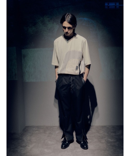 N'enuphar スラックス N'enuphar サイドライン フレア スリム