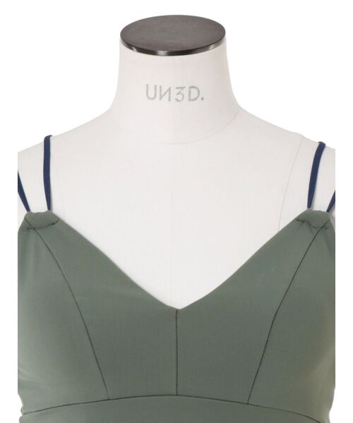 UN3D. 水着 BACK LINE BRA TOP「セットアップ着用可能