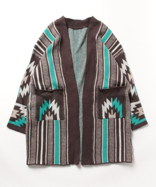 「anap mimpi」 ニットカーディガン FREE ダークグレー レディース_画像2