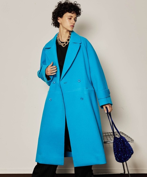 メゾンスペシャル　コート　38サイズ MAISON SPECIAL（メゾンスペシャル） チェスターコート 38 ブルー