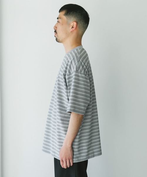 ITEMS URBANRESEARCH トレーナーDOORS ボーダーシャツ URBAN RESEARCH DOORS tシャツ Tシャツ タックスリーブボーダー
