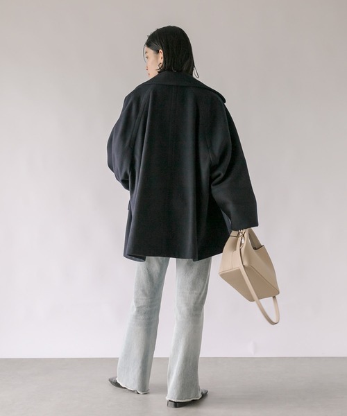 RIVE DROITE（リヴドロワ） ピーコート FREE ネイビー レディース