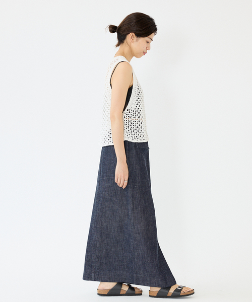 IENA イエナ デニムプリーツスカート IENA（イエナ）の「ニットプリーツスカート（スカート）」 - WEAR