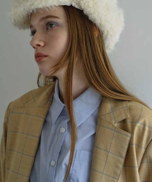 HONEY MI HONEY チュールシャツ HONEY MI HONEY｜チュールペプラムシャツ｜ふんわりチュールで魅せる