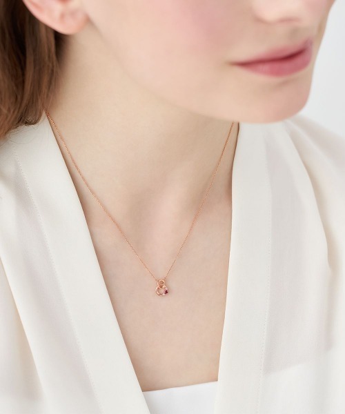 4℃ ネックレス 「7月誕生石」シルバー レディース : ZOZOTOWN