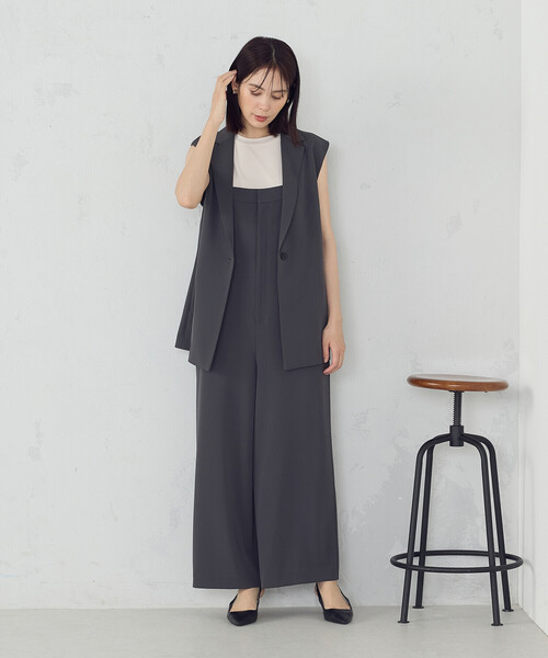 COMME CA ISM（コムサイズム） ベスト ジレ 「UVカット・接触冷感