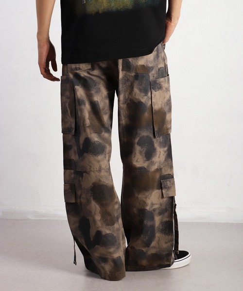 WESTSEA（ウエストシー） カーゴパンツ 迷彩/カモフラ ムラ染め加工