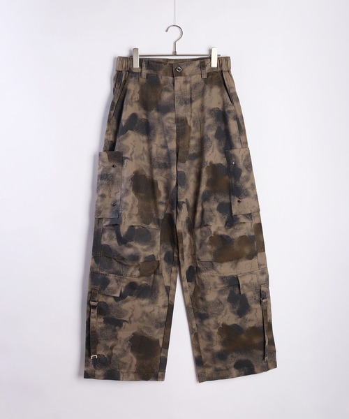 WESTSEA（ウエストシー） カーゴパンツ 迷彩/カモフラ ムラ染め加工