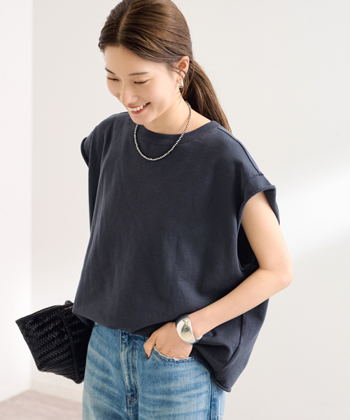 tシャツ ミニ裏毛フレンチTee レディース