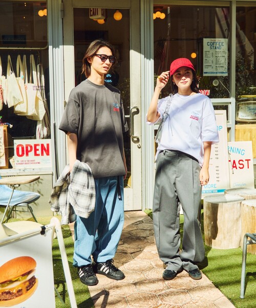「FREAK'S STORE」 半袖Tシャツ SMALL ピンク メンズ