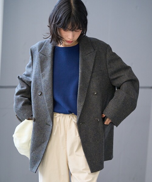FREAK'S STORE × Harris Tweed ウールジャケット FREAK'S STORE（フリークスストア）の「HARRIS TWEED/ハリス