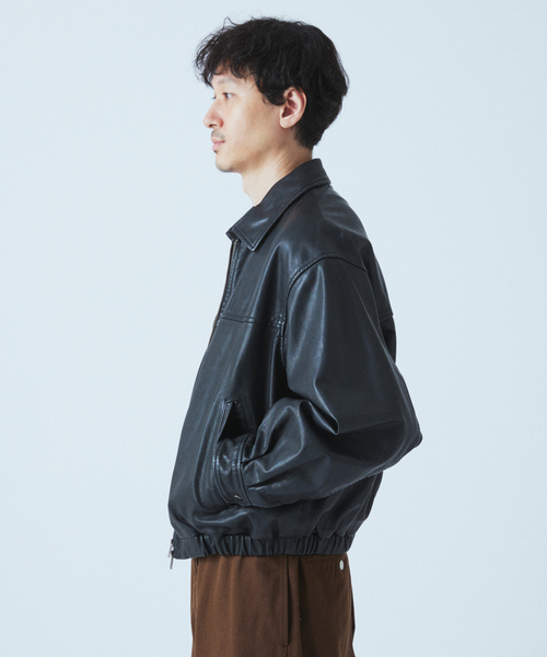 ジャーナルスタンダード シープレザーライダースブルゾン JOURNAL STANDARD 革ジャン ライダース シープ レザー