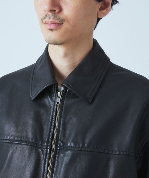 ジャーナルスタンダード　シープレザーライダースブルゾン JOURNAL STANDARD / シープレザーシングルライダースブルゾン