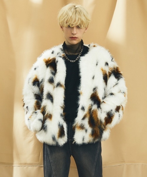 「Shoowtime」 ブルゾン MEDIUM ホワイト メンズ_画像3