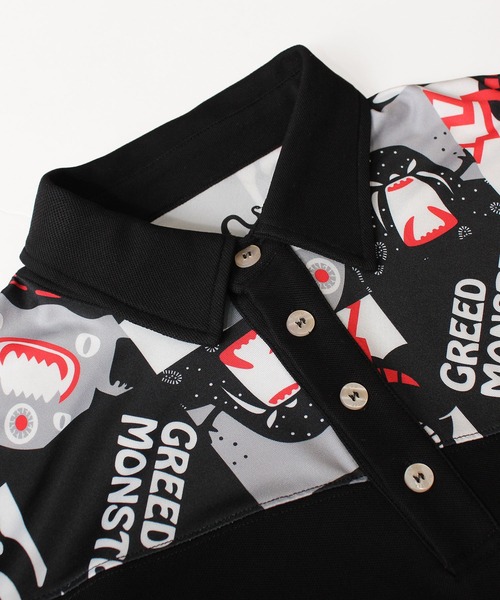 ☆大人気！グリードモンスター GREED MONSTER 半袖 ボロシャツ☆ GREED MONSTER（グリードモンスター） ポロシャツ 半袖 メンズ