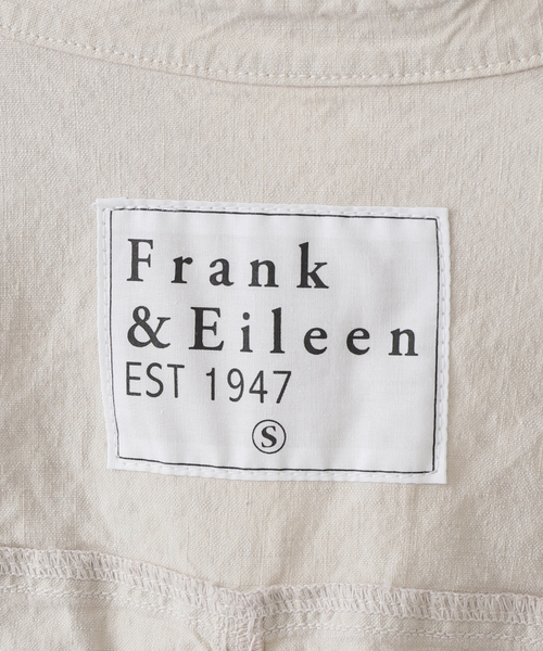 極美品 FRANK&EILEEN オールインワン S リネンミックス ストレッチ FRANK&EILEEN/フランクアンドアイリーン】オールインワン（つなぎ
