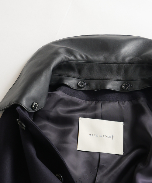MACKINTOSH UNITED ARROWS別注 HUMBIE ハンビー マッキントッシュのAラインコート「ハンビー」がPコートに