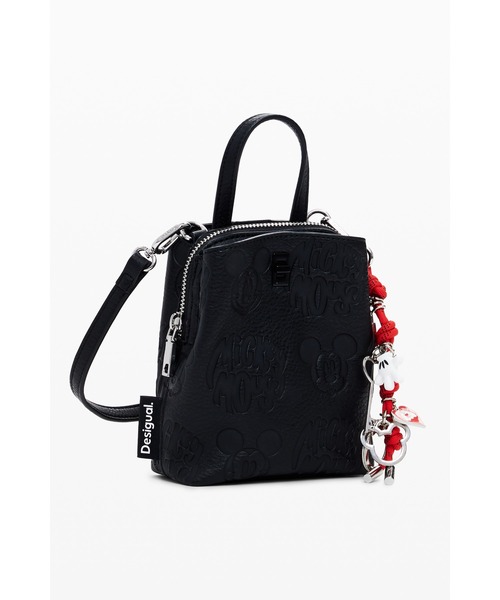 未使用♡ Desigual デシグアル ミッキー 2WAY ショルダーバッグ 黒 desigual ミッキー（レディースショルダーバッグ）｜バッグ