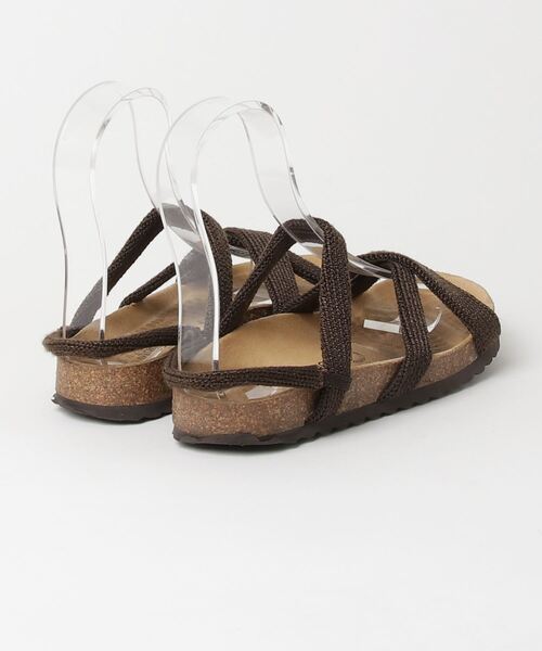 「ARCOPEDICO」 フラットサンダル 35 ブラウン レディース_画像2