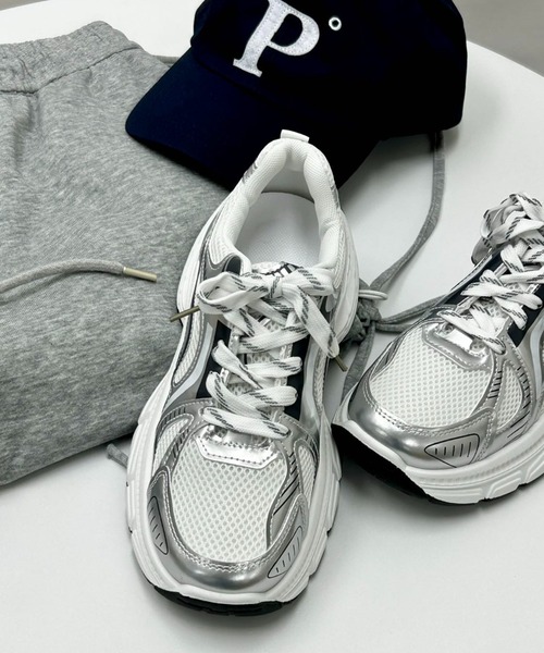 スニーカー シルバーブレイズスニーカー レディース : ZOZOTOWN Yahoo