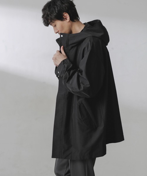 NANO universe（ナノ・ユニバース） モッズコート L カーキ メンズ