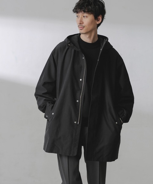 NANO universe（ナノ・ユニバース） モッズコート L カーキ メンズ