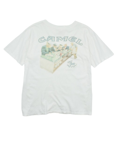 VINTAGE tシャツ 「USED」90's CAMEL 企業ロゴ Tシャツ メンズ