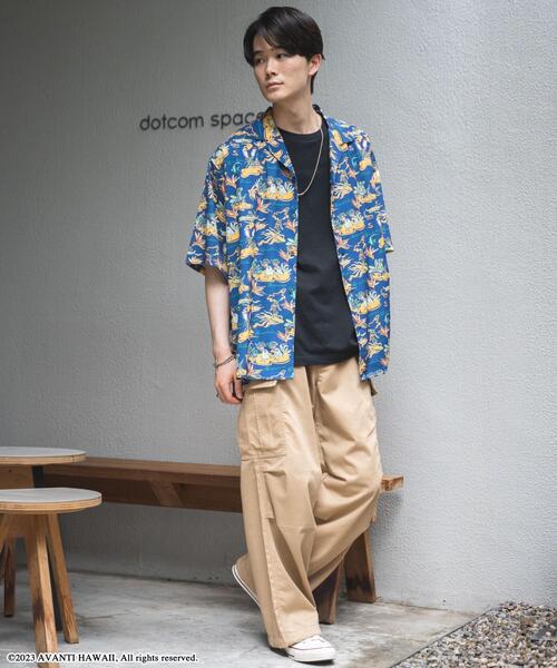 「WEGO」 半袖シャツ LARGE ホワイト メンズ_画像4