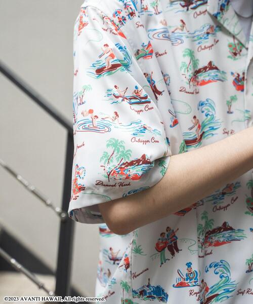 「WEGO」 半袖シャツ LARGE ホワイト メンズ_画像9