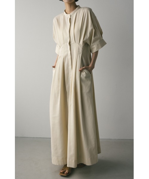 「STYLEMIXER」 半袖ワンピース MEDIUM ベージュ系その他 レディース_画像4