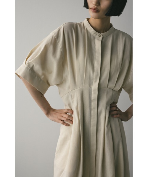 「STYLEMIXER」 半袖ワンピース MEDIUM ベージュ系その他 レディース_画像5