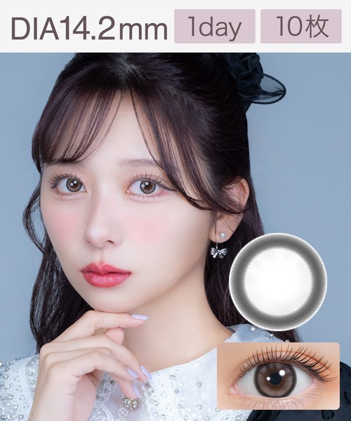 カラコン コンタクトレンズ mimi charme 1day キティパフ（10枚入り