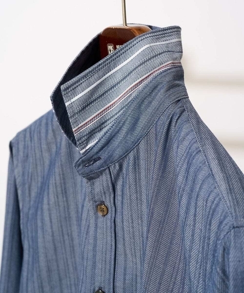 MK MICHEL KLEIN HOMME シャツ 「洗える／日本製生地」ドビー