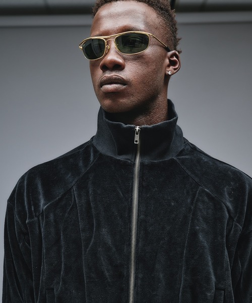 ANDER HUNK ジャージ Velours Short Track Jacket / ベロアショート 