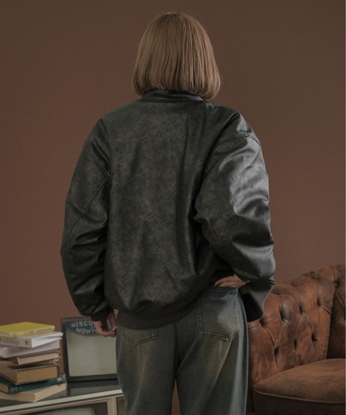 コート ジャケット 裏ボア合皮ブルゾン メンズ レディース : ZOZOTOWN