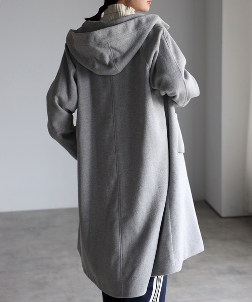 「＆HALF」 「noa-ge」コート M キャメル レディース_画像5