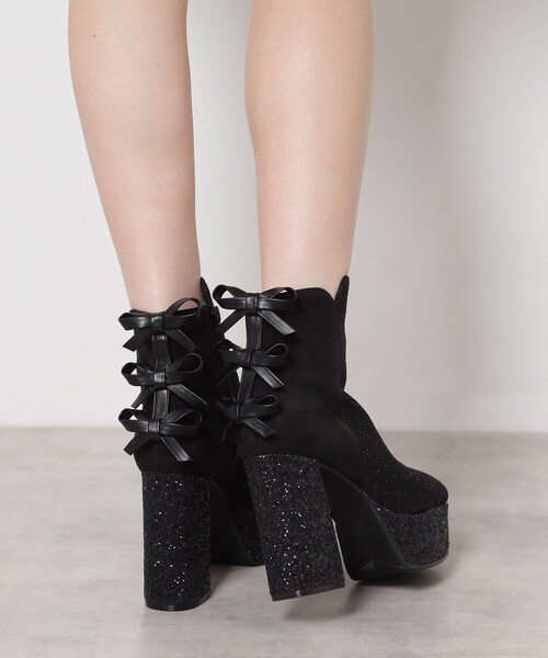 ESPERANZA（エスペランサ） ブーツ 「ラク盛り/ショートブーツ」バック