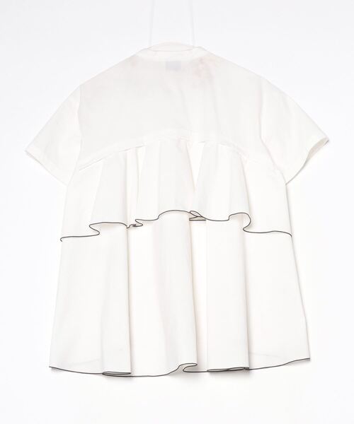 「UNITED ARROWS」 半袖ブラウス FREE オフホワイト レディースの画像