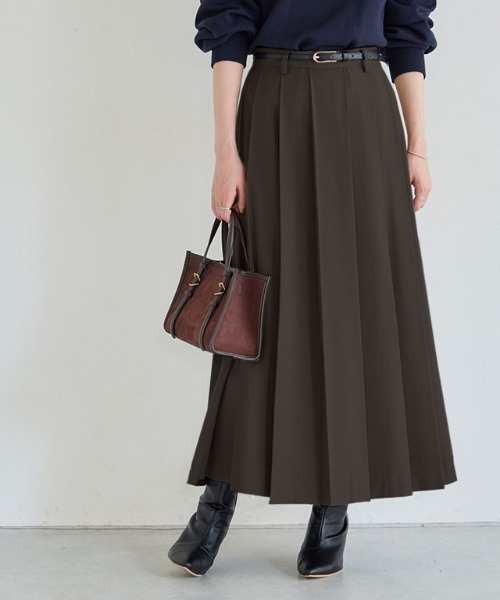 Pierrot（ピエロ） スカート プリーツロングスカート : ZOZOTOWN Yahoo