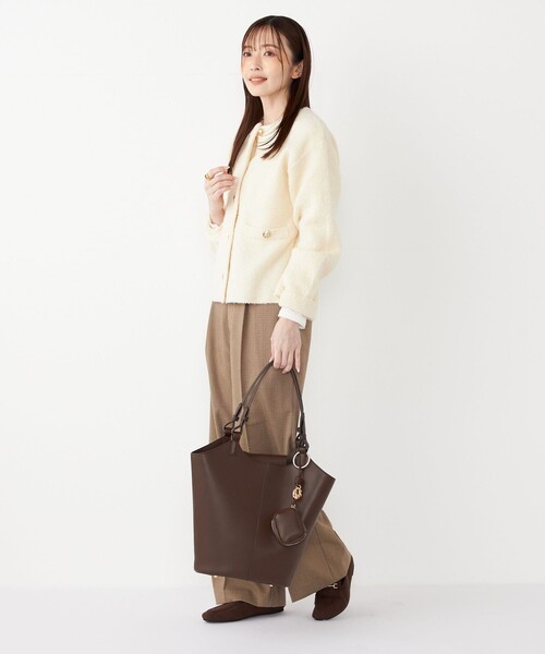 JUN&ROPE　タグ付き　【手洗い可能】ジップニットジャケット SHIPS Colors（シップスカラーズ） カーディガン SHIPS Colors