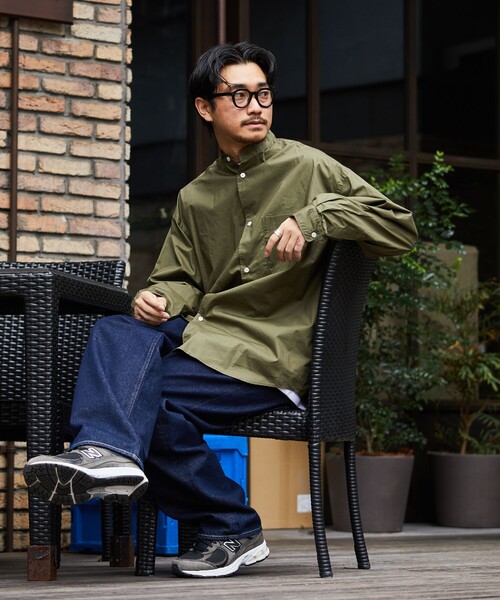 FREAK'S STORE（フリークスストア） 長袖シャツ SMALL オリーブ メンズ