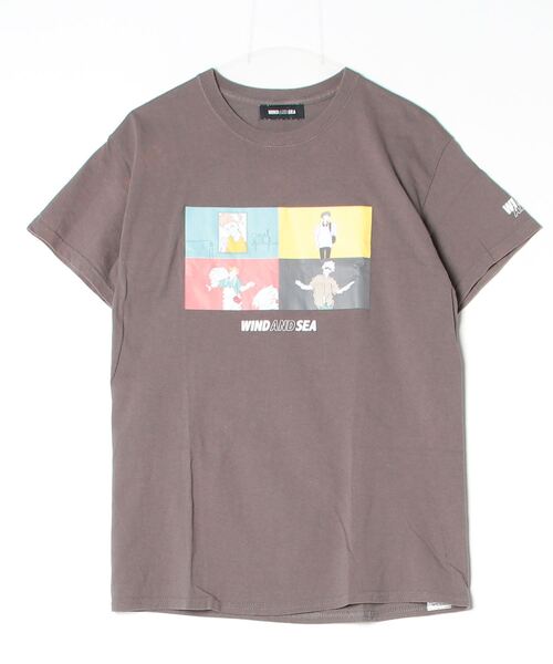 WIND AND SEA（ウィンダンシー） 半袖Tシャツ - グレー メンズ