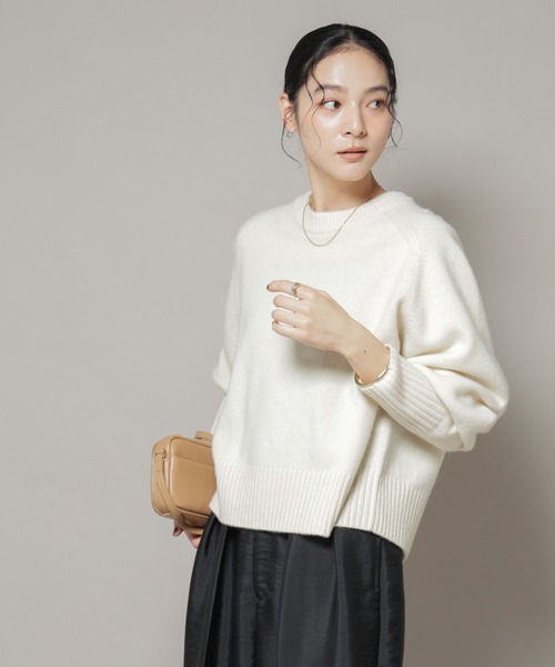 NANO universe（ナノ・ユニバース） ニット セーター AQUAウール