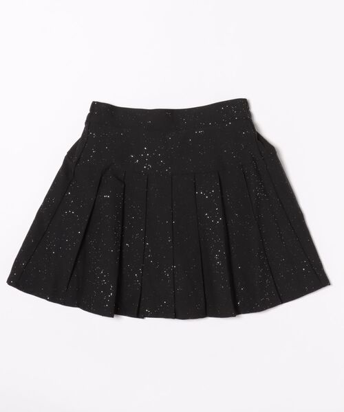 スカート 「ラメ入り×インパン付き」レディース プリーツミニスカート