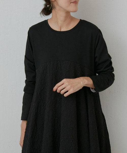 BEARDSLEY（ビアズリー） ドッキングワンピース L ブラック レディース