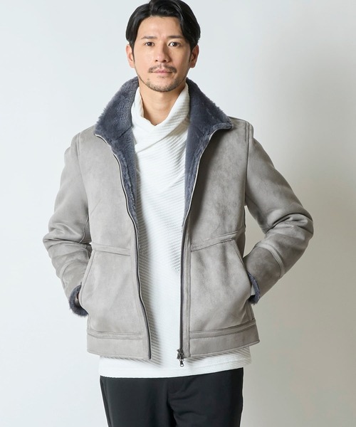 TETE HOMME（テット オム） ムートンジャケット ムートンコート