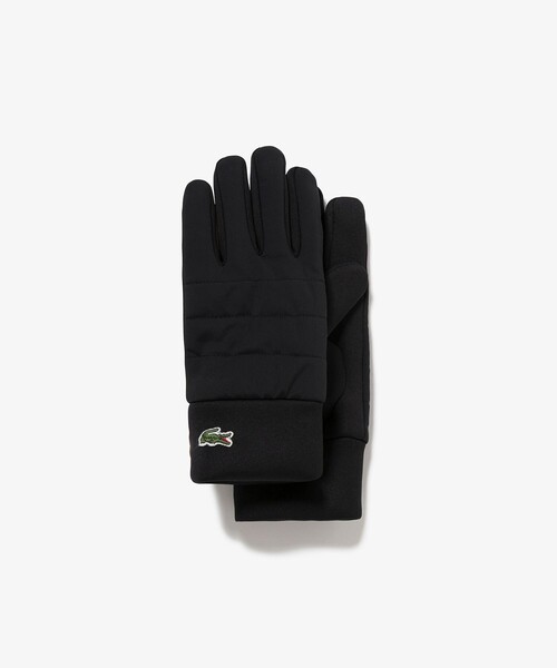 LACOSTE（ラコステ） 手袋 ナイロン×ダンボールニットコンビグローブ