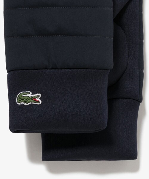 LACOSTE（ラコステ） 手袋 ナイロン×ダンボールニットコンビグローブ